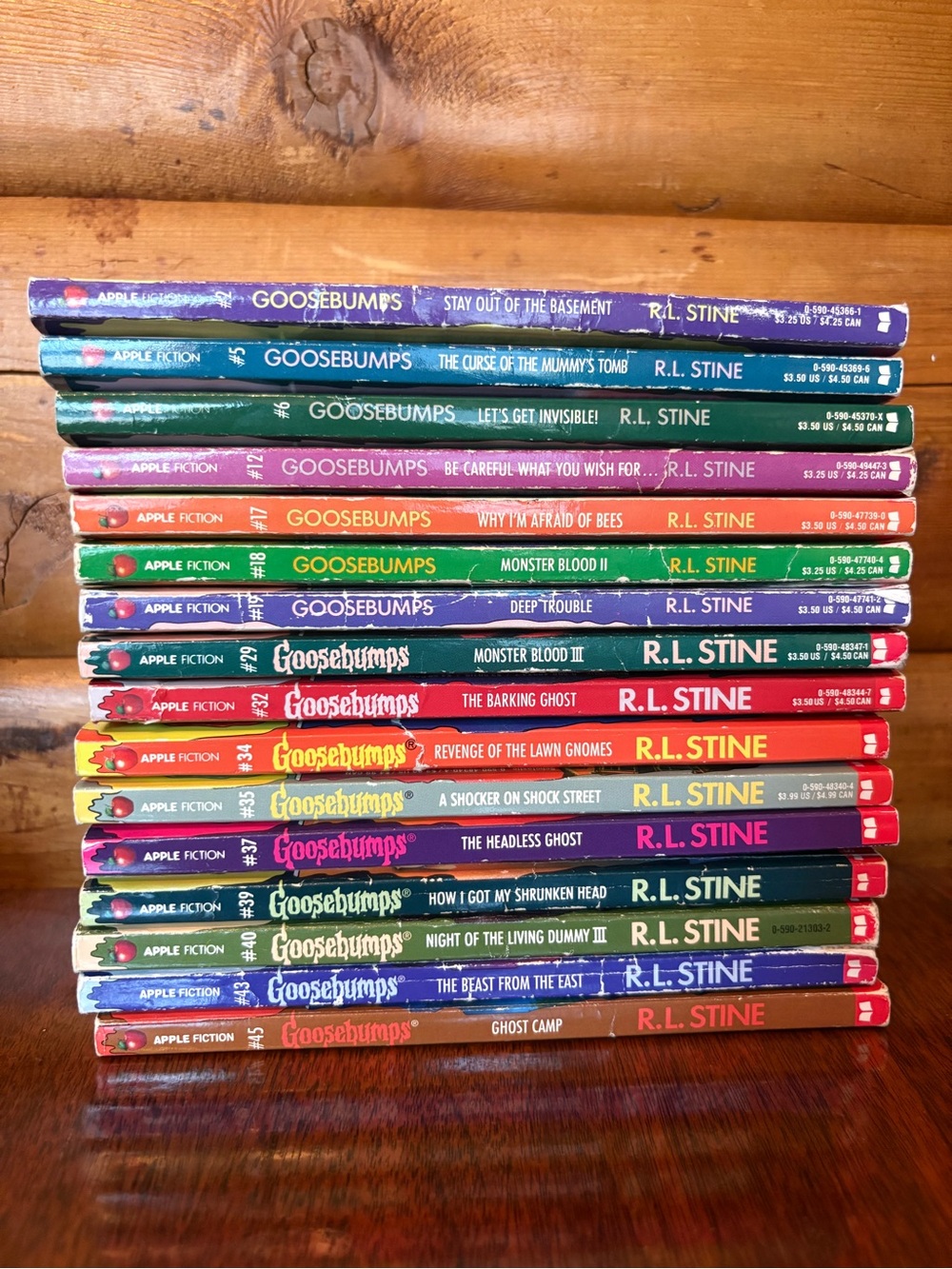 R.L. Stine Vintage Goosebumps Original Series 16 Book Lot